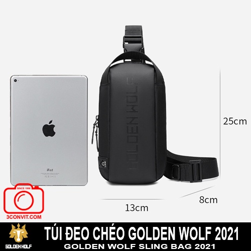 Túi đeo chéo thời trang đa năng Golden Wolf