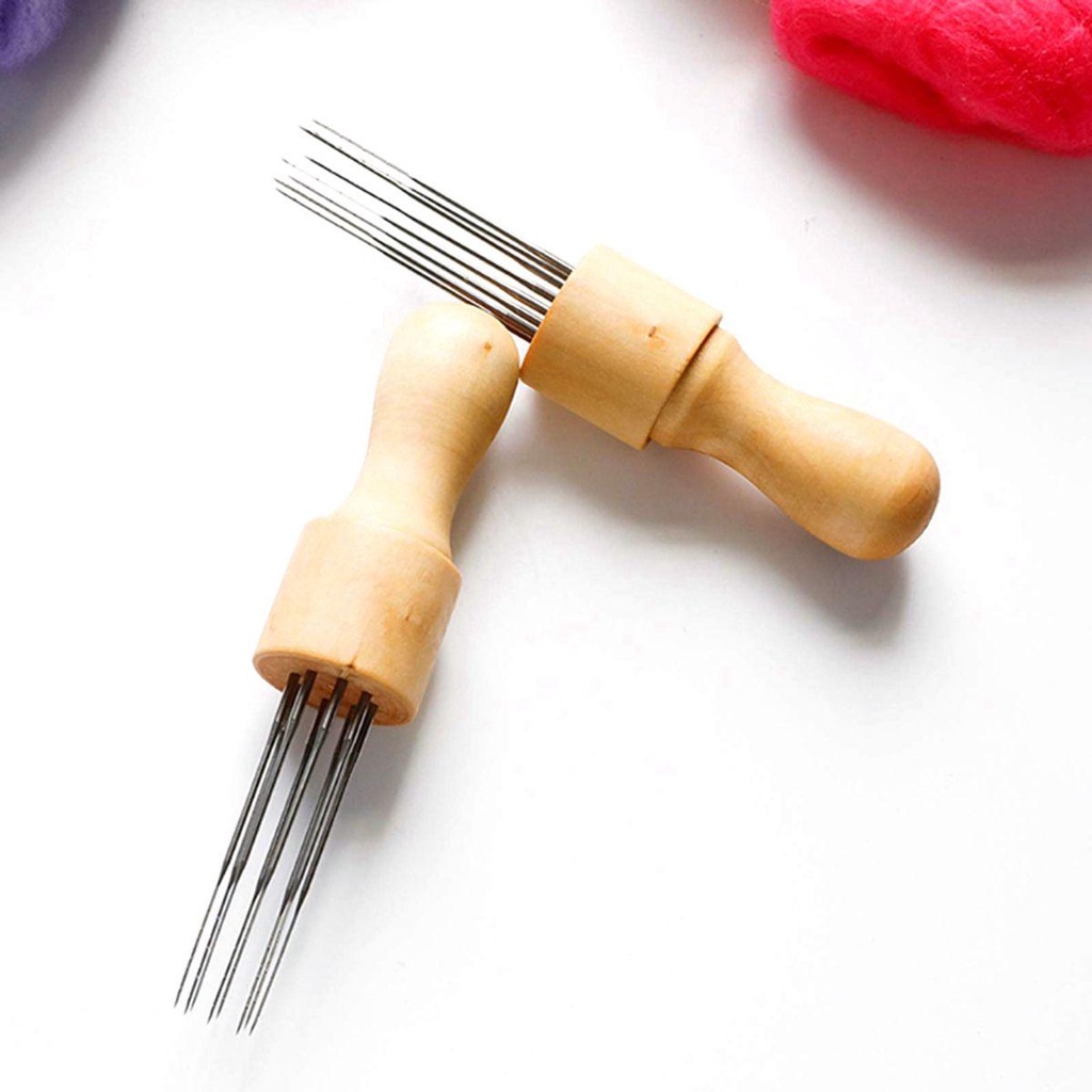 Dụng Cụ Đục Lỗ Kim Loại Với Tay Cầm Bằng Gỗ Tiện Dụng DIY