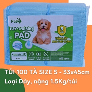 Hình ảnh Tã lót chó mèo huấn luyện vào khay vệ sinh tả giấy siêu thấm hút Lapeta bán lẻ