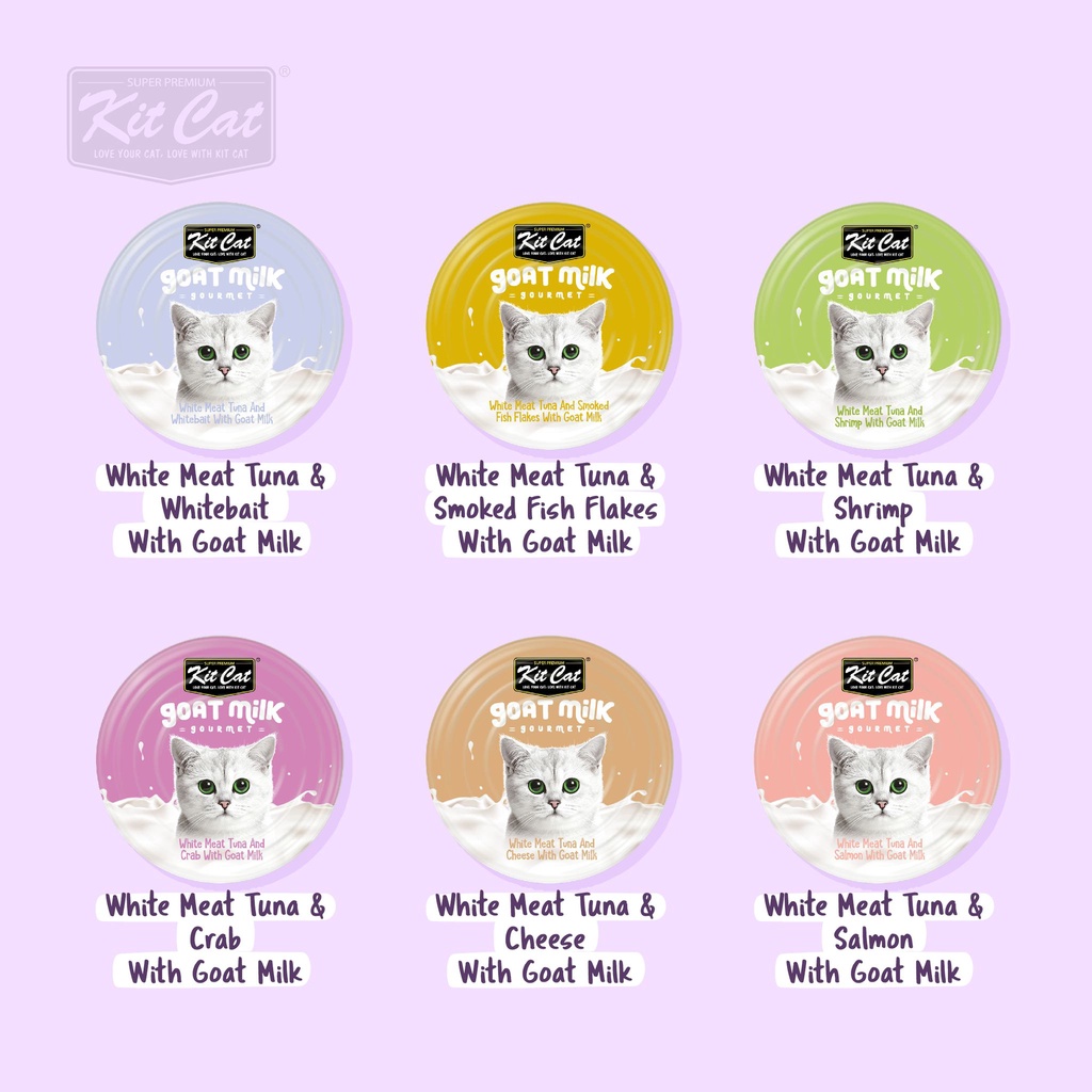 PATE KITCAT GOAT MILK CHO MÈO