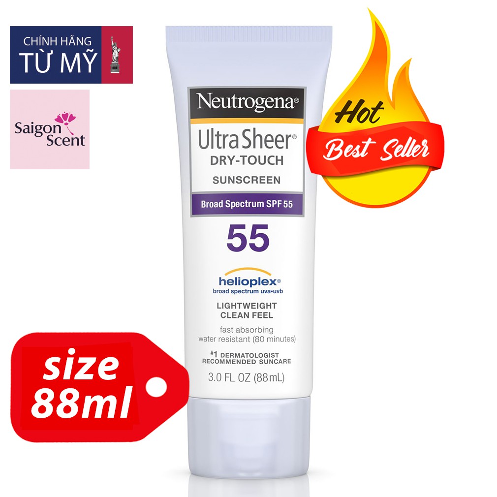 Kem Chống Nắng Neutrogena Ultra Sheer SPF 55 ( 88ml )