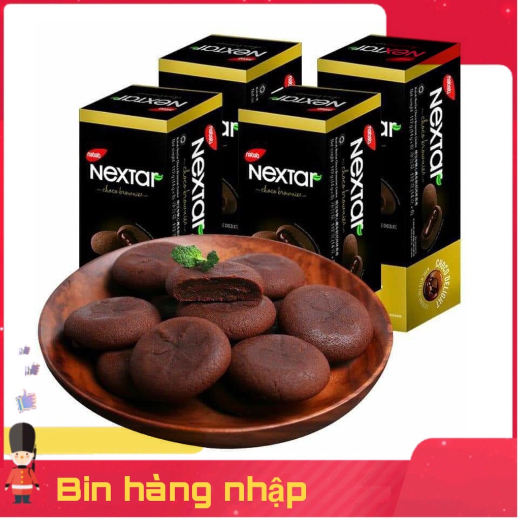 Bánh Nextar Nabati Socola nhập khẩu Indonesia hộp 8 cái