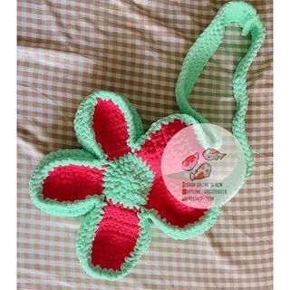 [HANDMADE] TÚI TOTE LEN HOA - CÓ ẢNH THẬT