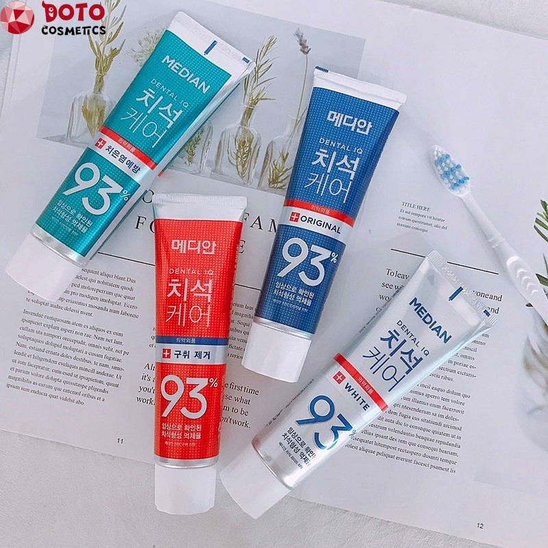 ❣️ Kem Đánh Răng MEDIAN [BEST SELLER] Trắng Sáng Chuyên Nghiệp 93% Toothpaste Hàn Quốc 120g ❣️