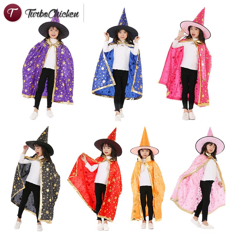 Bộ Đồ Hóa Trang Phù Thủy Halloween Cho Bé