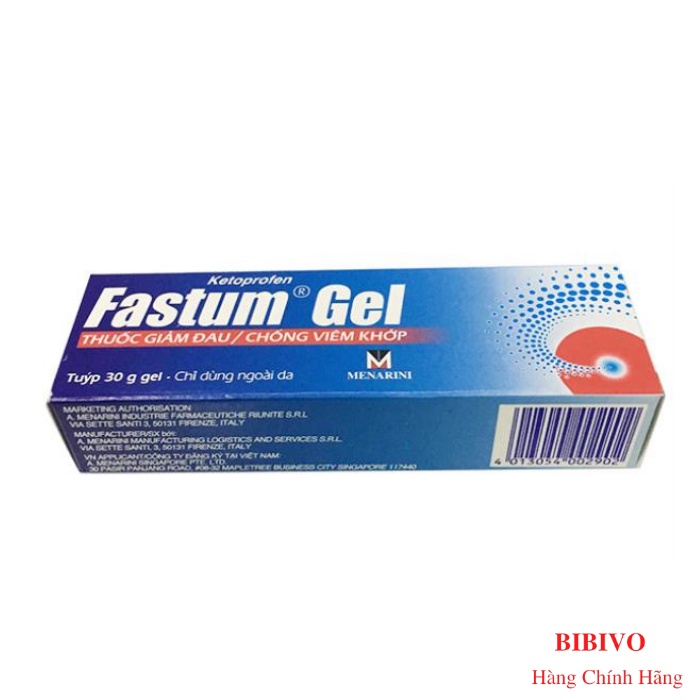Fastum Gel 30g - Gel bôi giảm đau khớp