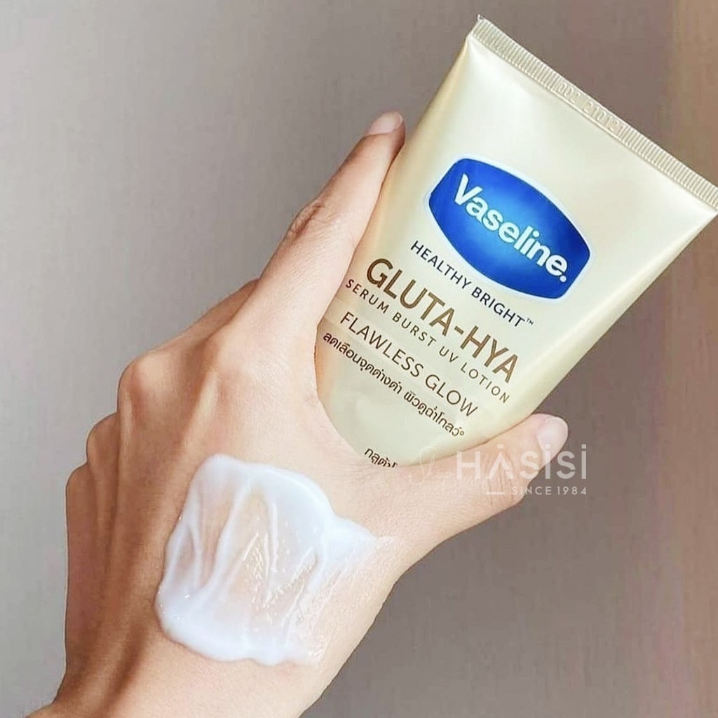 Serum Dưỡng Thể VASELINE - Gluta-Hya Serum Burst UV Lotion Flawless Glow 10X 300ml (Vàng)