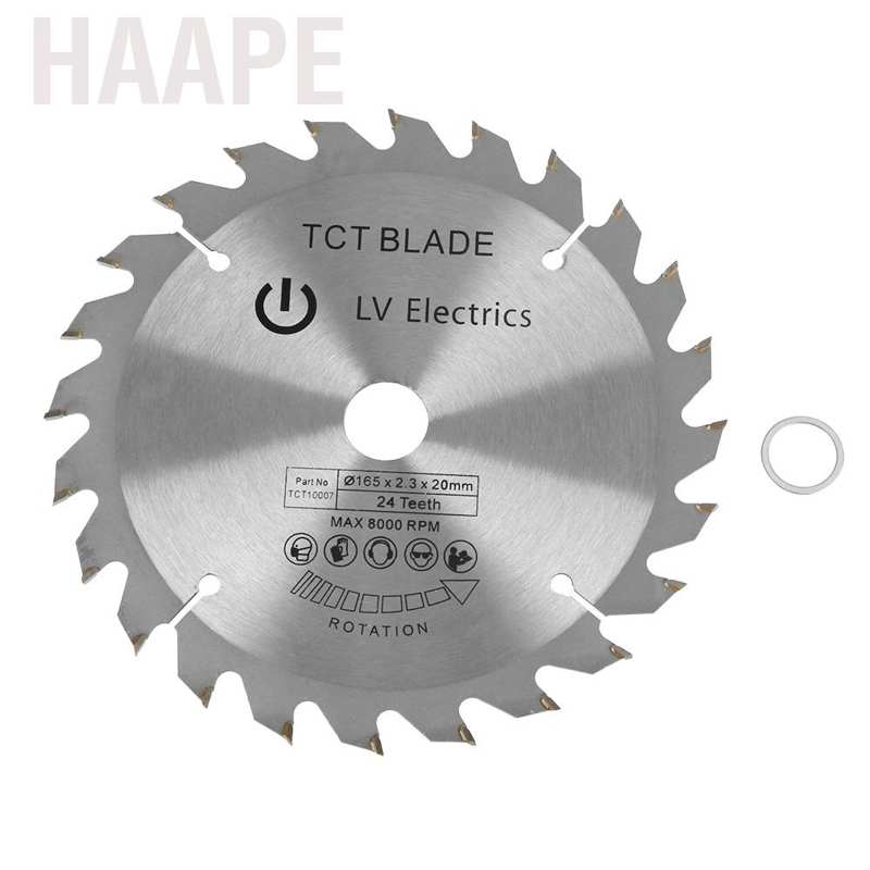 Lưỡi Cưa Gỗ Haape 165mm 24 Răng Đường Kính 20mm