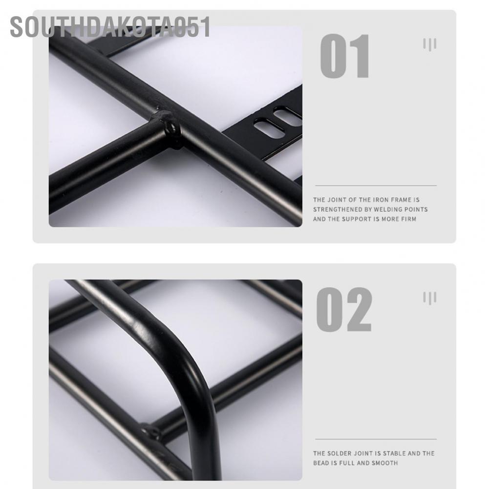 Giá chở hàng , Baga xe máy bằng ống thép không lộ đường nối chịu tải 80g gắn phía sau xe máy/ xe đạp