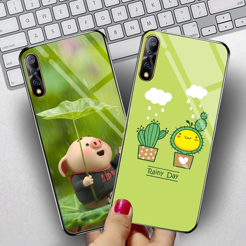 Ốp Vivo S1 , S1 Pro mặt kính gương bóng