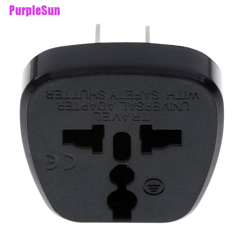 PurpleSun Universal EU UK AU to US USA Canada AC travel power plug adapter converter