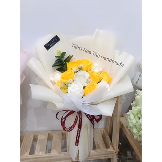 Set hoa sáp 11 bông kèm túi+thiệp