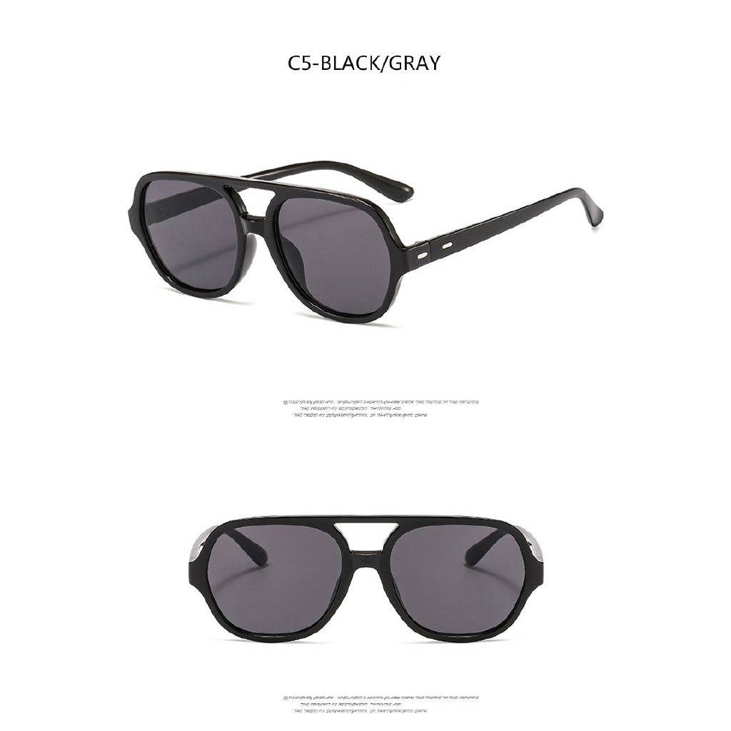 Mắt kính kim loại cầu kính kép thời trang bắt mắt