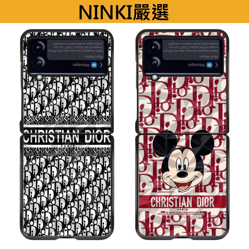 Ốp Điện Thoại In Hình Chuột Mickey Vân Kim Cương Cho Samsung z flip 3 Galaxy z flip 3 z flip 2