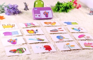 GHÉP HÌNH 2 MẢNH CHO BÉ