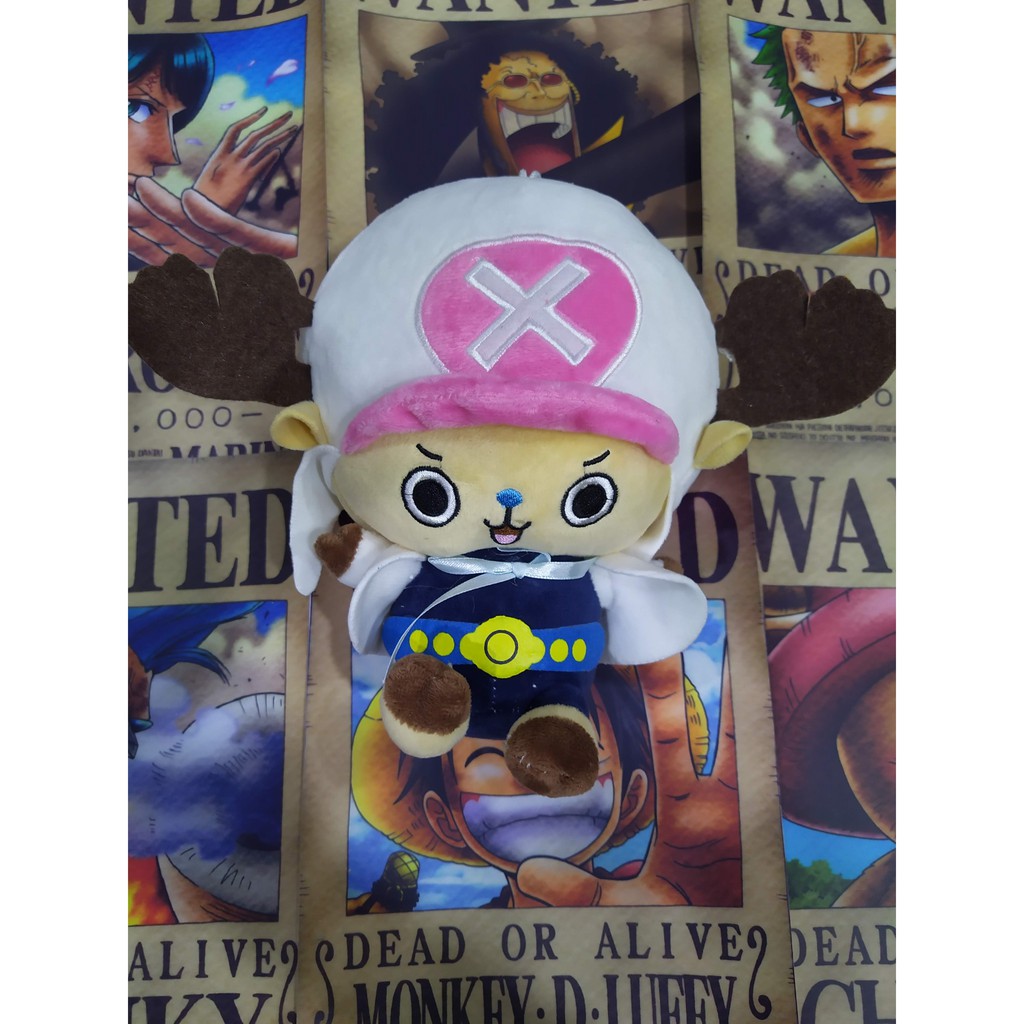 Gấu Bông Tony tony chopper 20cm gấu bông kẹo ngọt cute Gấu bông tuần lộc gấu bông one piece