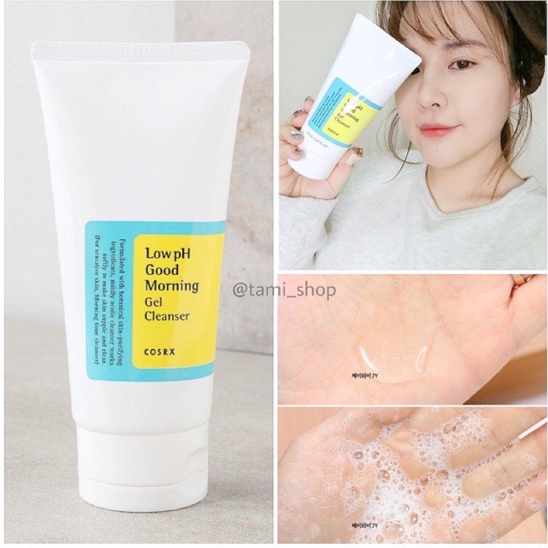 SỮA RỬA MẶT 𝐂𝐨𝐬𝐫𝐱 𝐋𝐨𝐰 𝐩𝐇 𝐆𝐨𝐨𝐝 𝐌𝐨𝐫𝐧𝐢𝐧𝐠 𝐆𝐞𝐥 𝐂𝐥𝐞𝐚𝐧𝐬𝐞𝐫 chính hãng