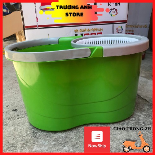 Thùng Lau Nhà 𝑭𝑹𝑬𝑬𝑺𝑯𝑰𝑷 Bộ Lau Nhà Thông Minh 360  Độ Nhựa Dẻo Bền Đẹp, Nhiều MàNhẹu, Quay Siêu Nhẹ