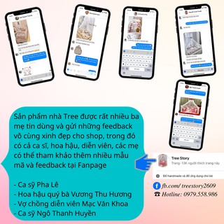 Quây cũi xoắn handmade tết 3 Tree Story, quây sam chặn cũi cho bé