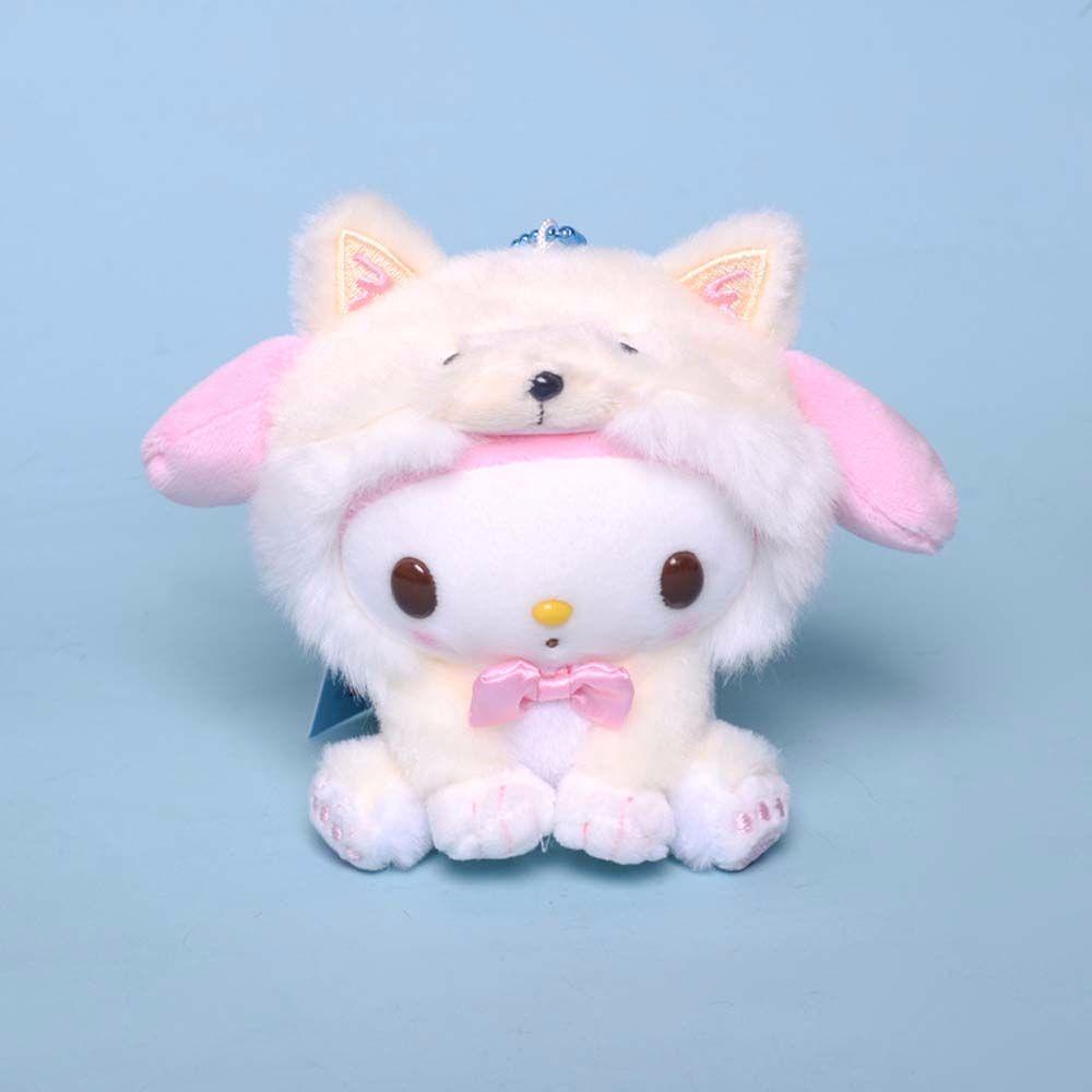 Móc Khóa Hình Thỏ Nhồi Bông Hoạt Hình Đáng Yêu
