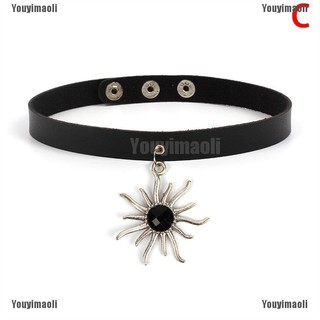 Choker chất liệu da PU cá tính cho nữ
