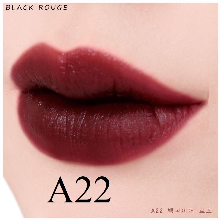 Son black rouge A22 đỏ nâu maple ánh tím