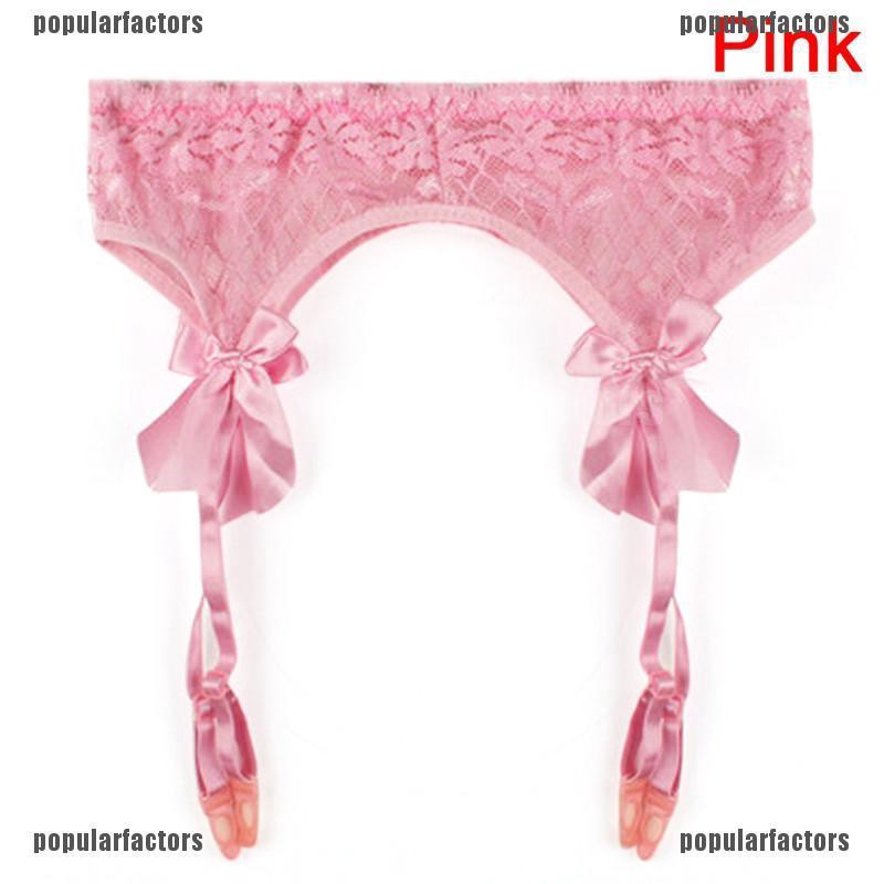 Bộ Dây Nịt Bít Tất Ren Gợi Cảm Cho Nữ