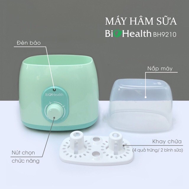 Hâm sữa đôi Biohealth