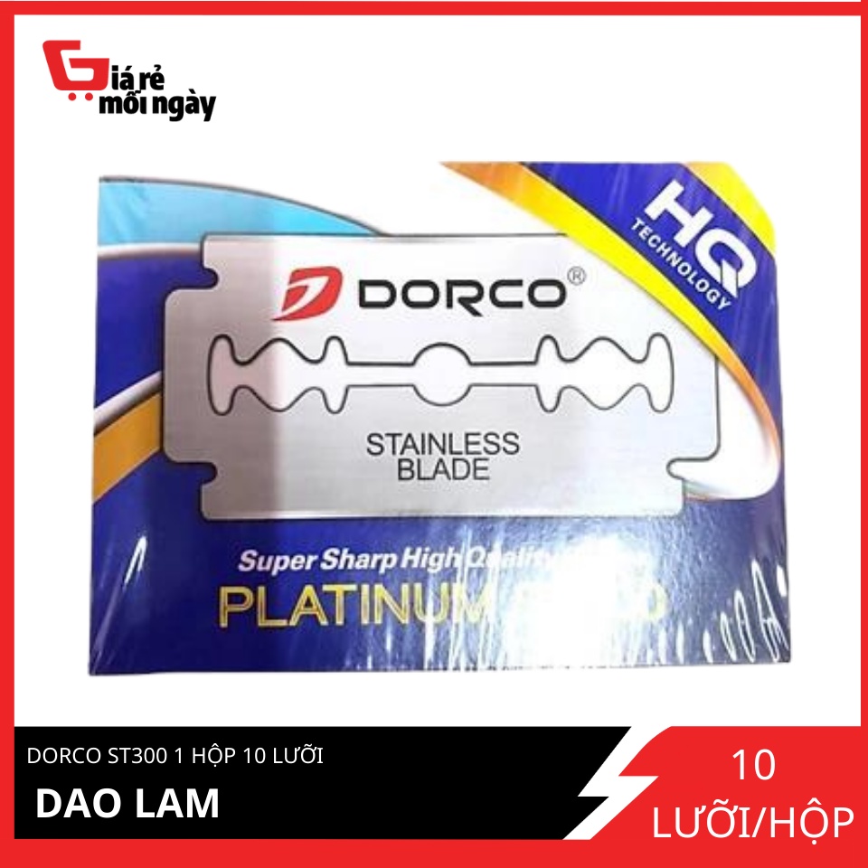dao lam dorco st300 1 hộp 10 lưỡi