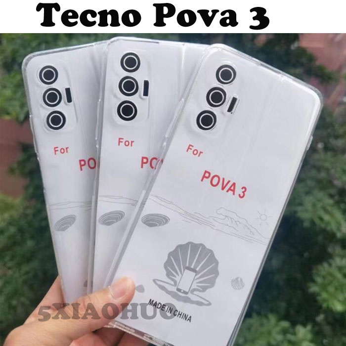 Ốp Điện Thoại TPU Trong Suốt Chống Rơi Cho Tecno Pova 3 2