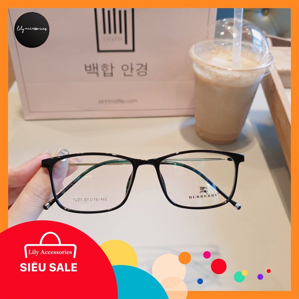 [🎁Mã 20%]Nhận cắt kính mắt cận-loạn [Gọng kính mắt cận Hàn Quốc] Gọng kính cận dẻo 1221