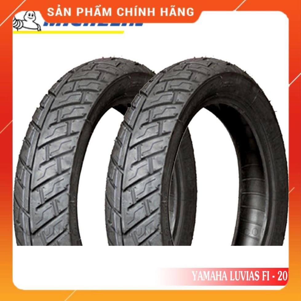 Cặp lốp ( Vỏ ) xe YAMAHA LUVIAS FI 2016 MICHELIN TRƯỚC 70/90-14 và SAU 80/90-14 CITY GRIP PRO _ Lốp Trung Thành