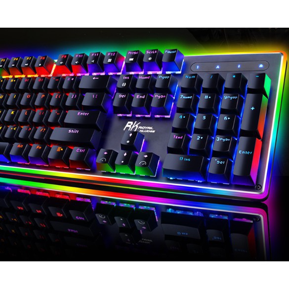 ✺ROYAL KLUDGE RK951 | Bàn phím cơ chơi game full size 104 có Led Viền RGB nhiều chế độ nền