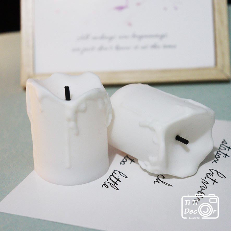 Nến Điện Tử Mini TiTi Decor, Đèn Giả Nến Phong Cách Bắc Âu Dùng Để Trang Trí Decor Nhà Cửa
