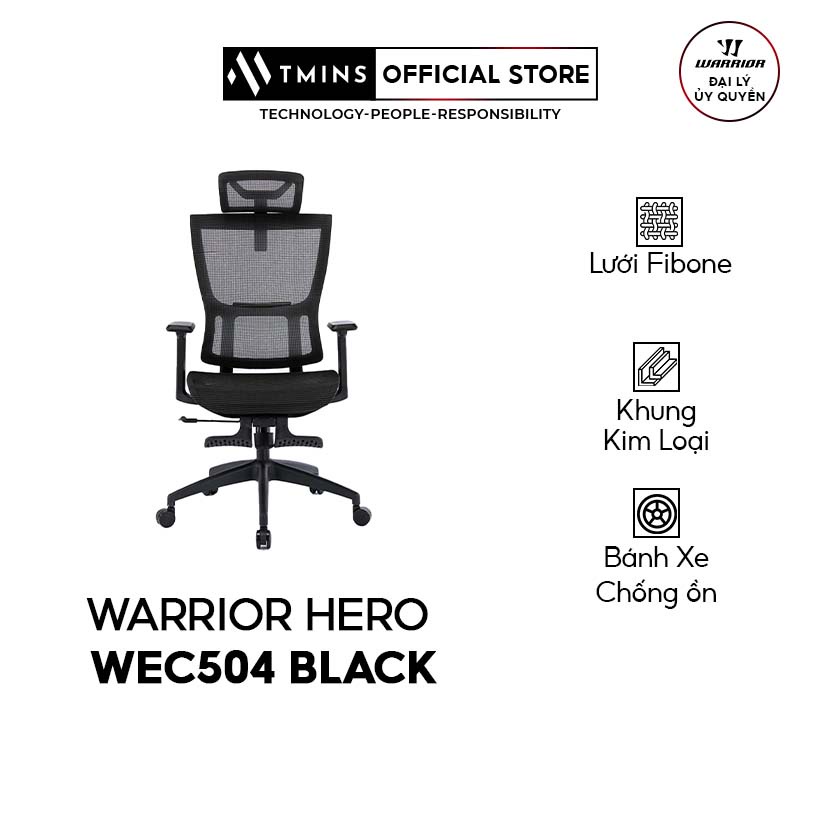 Ghế Công Thái Học Ergonomic WARRIOR Hero Series WEC504