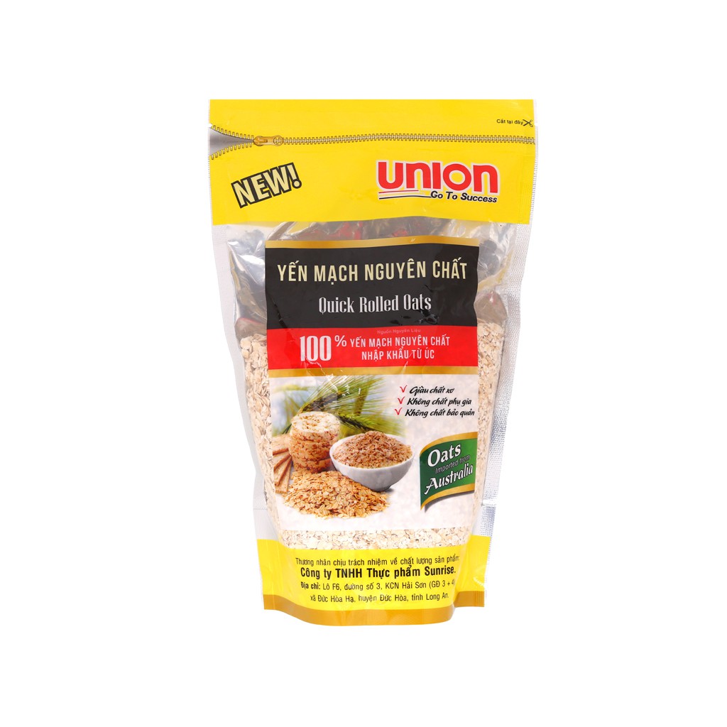 Yến mạch Union nguyên chất 400g