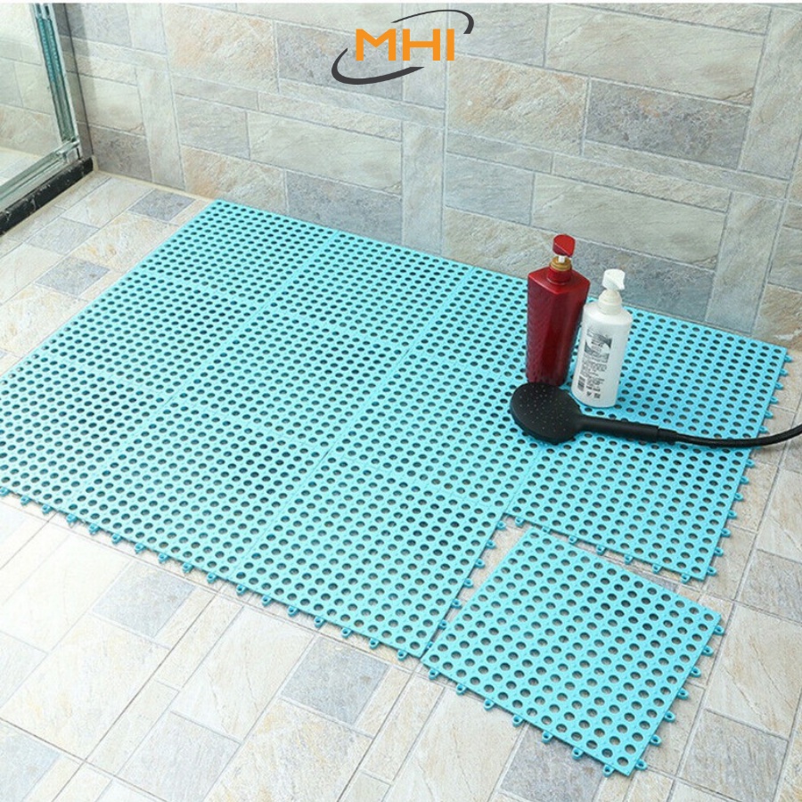 Tấm lót sàn MHI / thảm nhựa lỗ lót sàn MHI , chống trơn trượt / kháng khuẩn cho sàn nhà tắm / nhà bếp