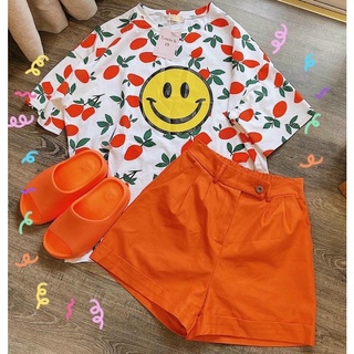 SET ÁO THUN MẶT CƯỜI KÈM QUẦN SHORT