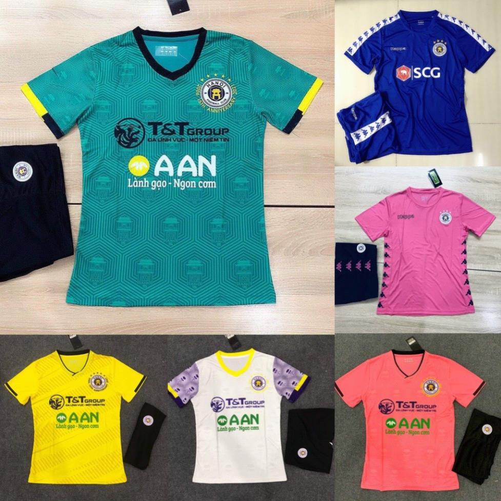 Bộ Áo Đấu ⚡ FREESHIP ⚡ Quần Áo Bóng Đá Hà Nội kappa vải thun thái hàng cao cấp !