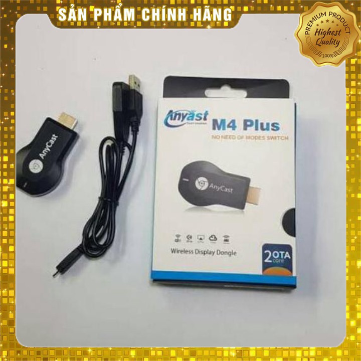 (Xả Hàng) Bộ Chuyển Đổi Anycast M4 Plus Hdmi Dongle Usb Không Dây Wifi