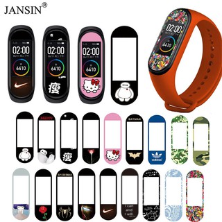 Miếng dán nhiều màu sắc bảo vệ mặt đồng hồ thông minh Xiaomi Mi Band 4