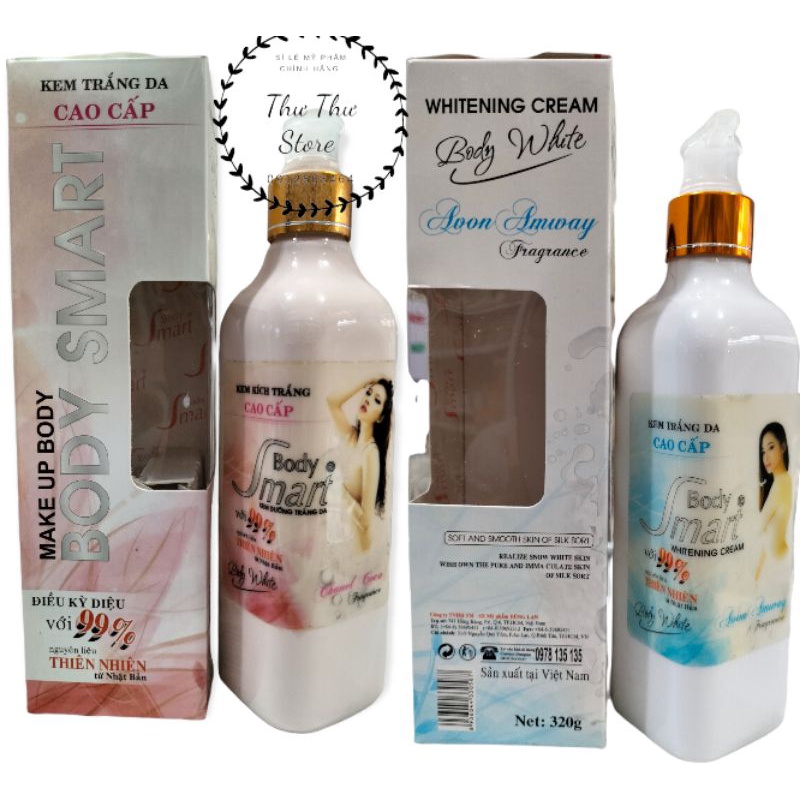 Kem Kích Trắng Sữa Non Cô Đặc Body Smart 320g