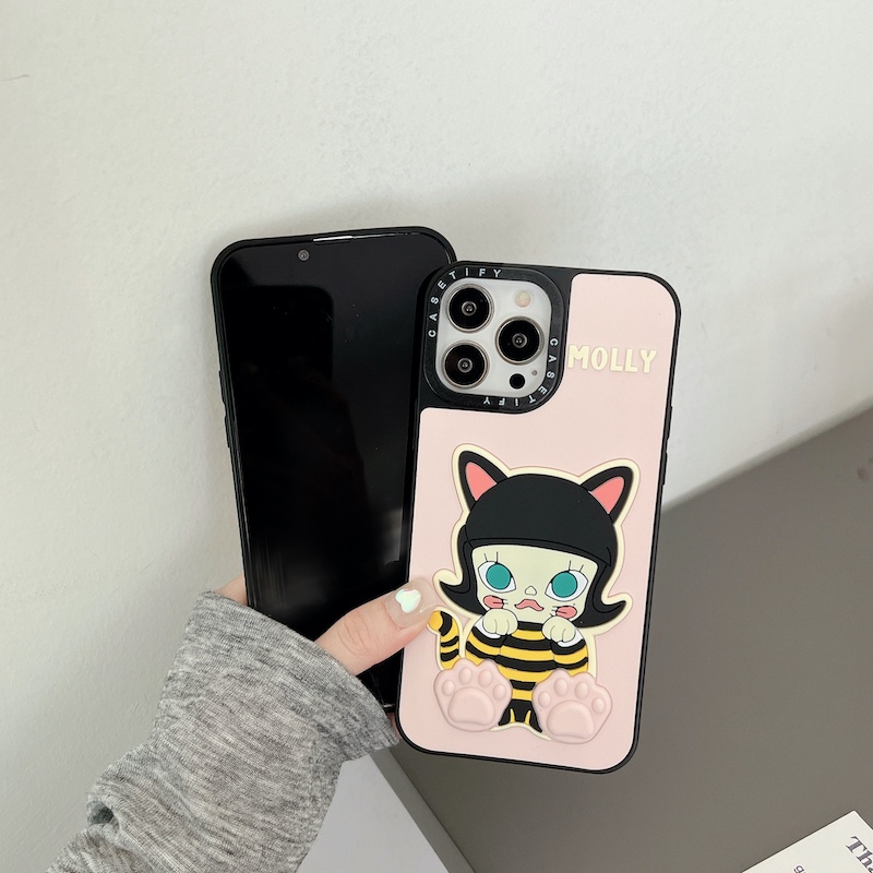 Casetify Ốp Điện Thoại Silicon Họa Tiết Đầu Lâu / Gấu Trúc Cho iPhone 15 14 13 12 11 Pro Max 7 8 Plus SE XR