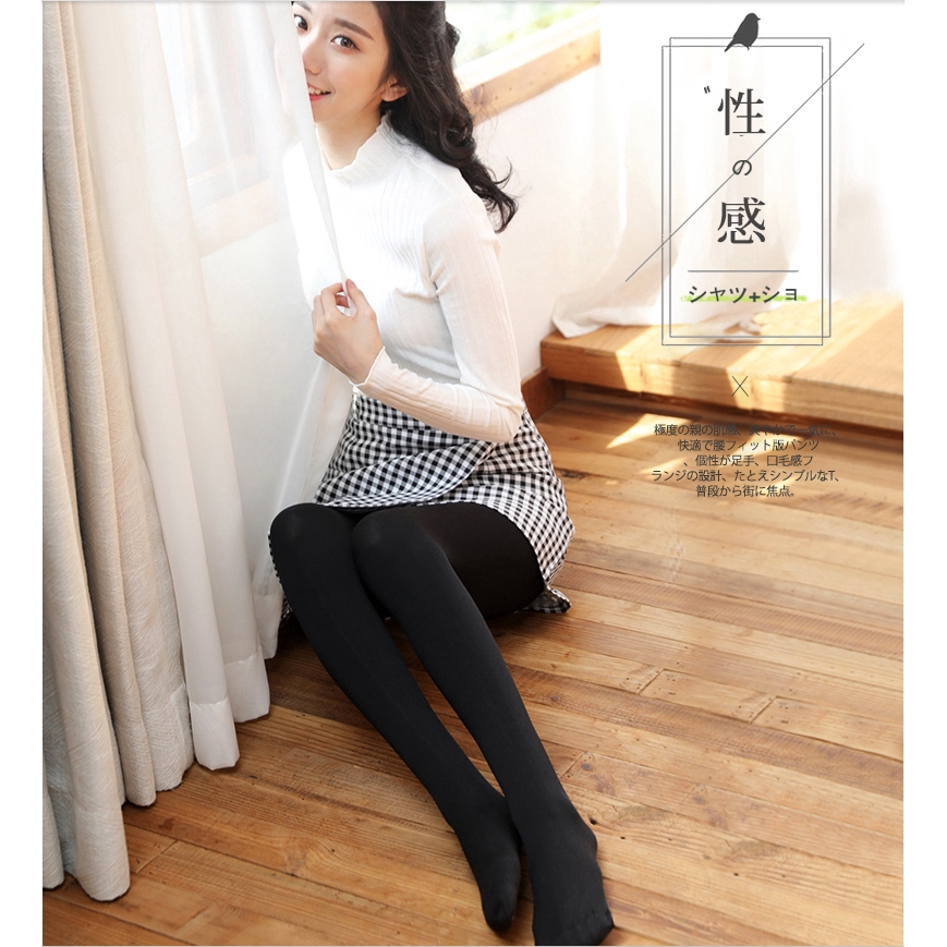 Quần legging giữ ấm mềm mại phong cách Hàn Quốc cho nữ