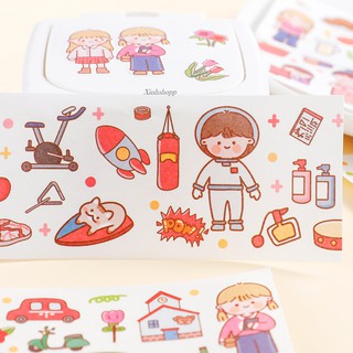 Sticker 39x6,5cm Cô Gái Zaomo