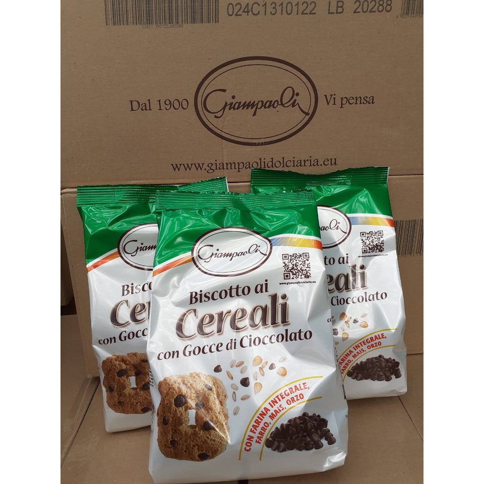 2 gói bánh quy  Ý BISCOTTO AI CEREALI 300g và  - BISCOTTO Intelarge 350g Date 31/01/2022