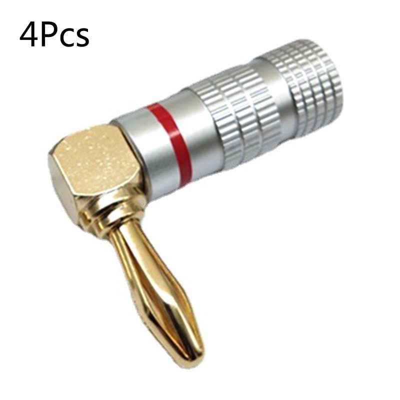 Giắc Cắm Bắp Chuối Mạ Vàng Cho Hệ Thống Khuếch Đại Âm Thanh / Video