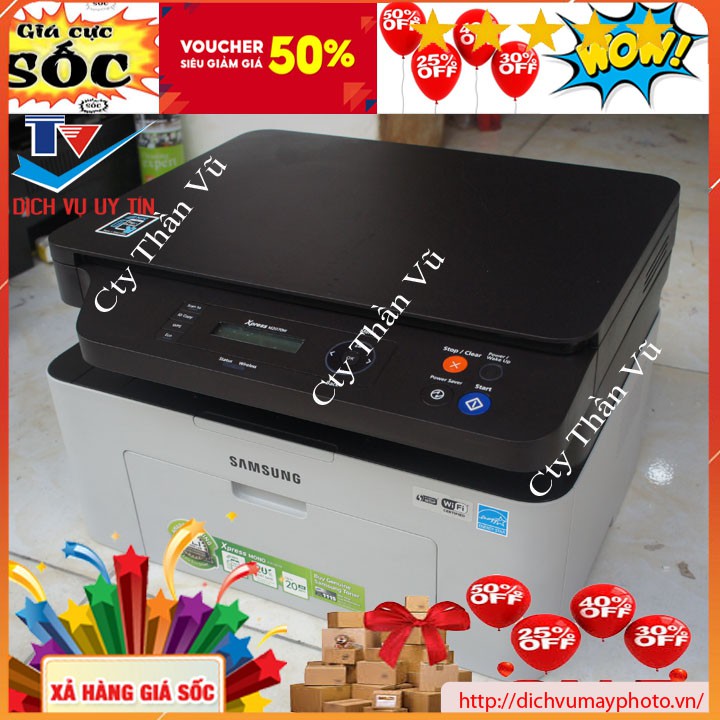 Máy in cũ đa năng Samsung Xpress M2070W M2060W hộp mực mới hàng like new - Máy in cũ Thần Vũ | BigBuy360 - bigbuy360.vn