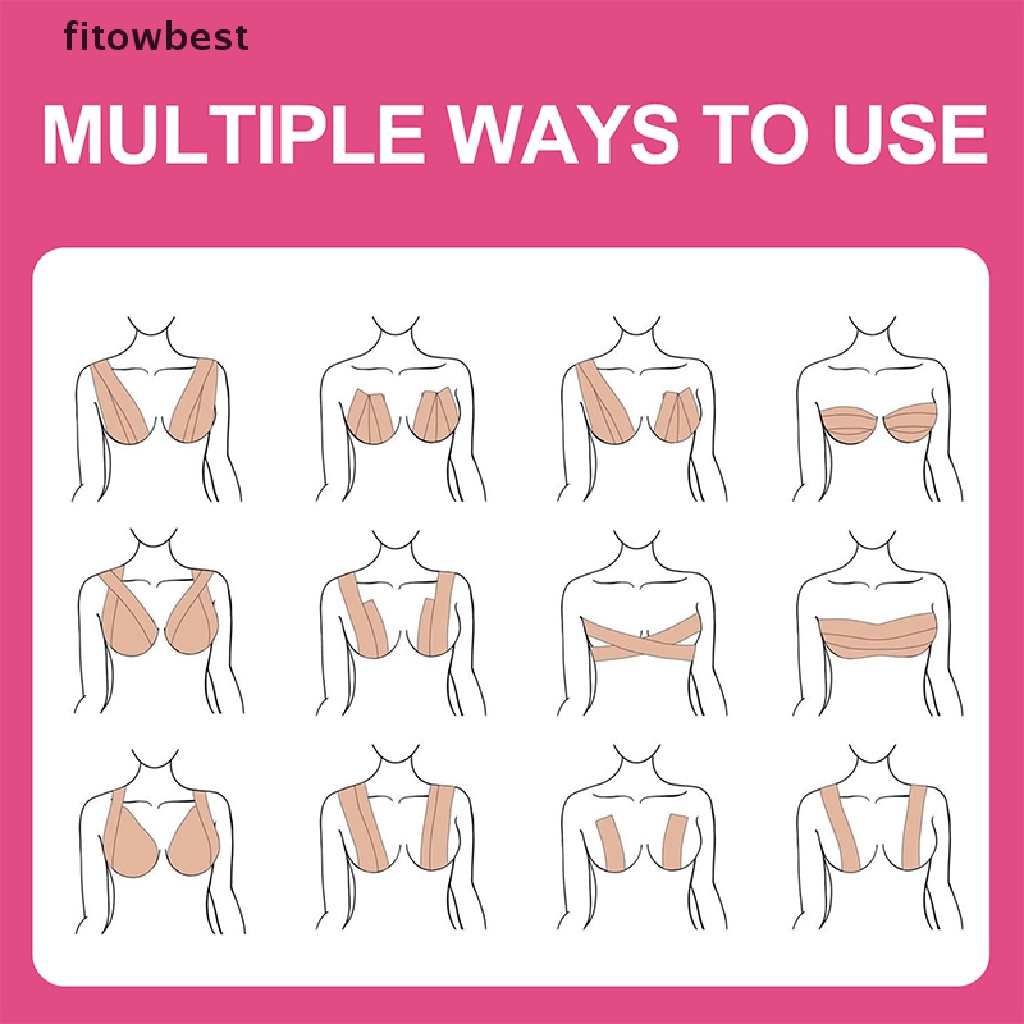 Cuộn băng dán ngực GJCUTE FTVN QDD năng ngực bằng silicon tiện dụng chất lượng cao