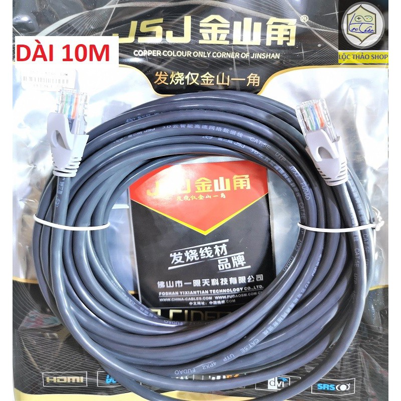 Cáp mạng LAN RJ45 chuẩn Cat5e JSJ cao cấp